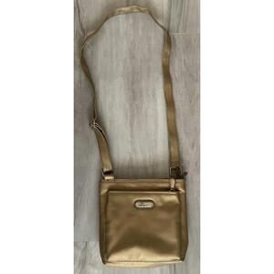 Rosetti Handbag Gold Colored Purse Crossbody Adjustable Strap